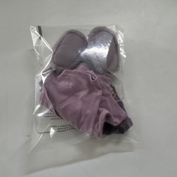 American Girl Isabelle Palmer Purple Pajama Set with Slippers Doll Clothes - Picture 8 of 8